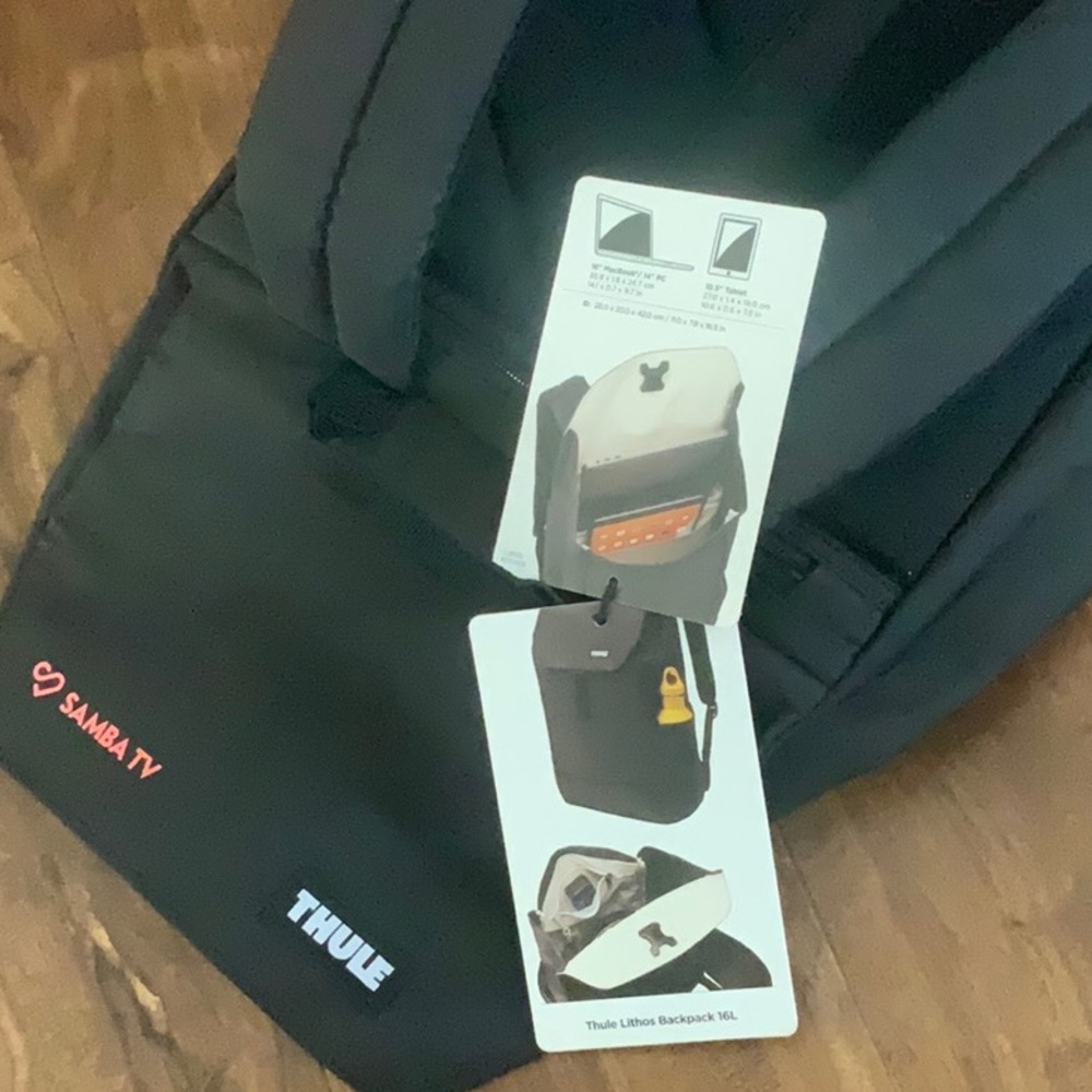 Thule lithos backpack 16L. Brand new with tags.